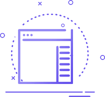 web page icon purple