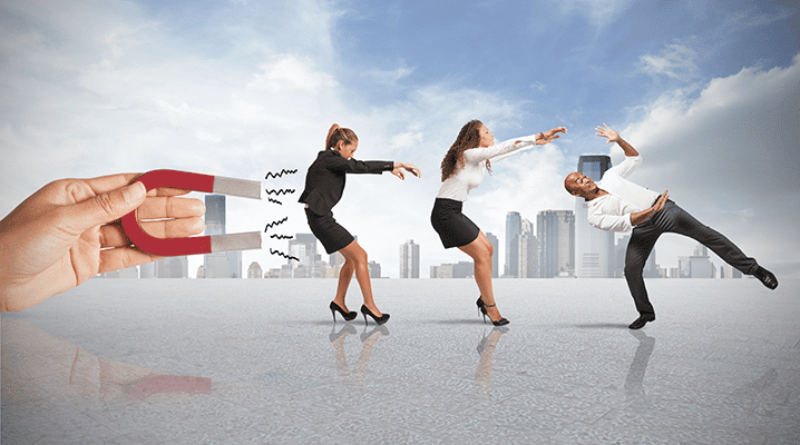 more-clients A magnet pulling people towards it