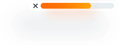orange progress bar
