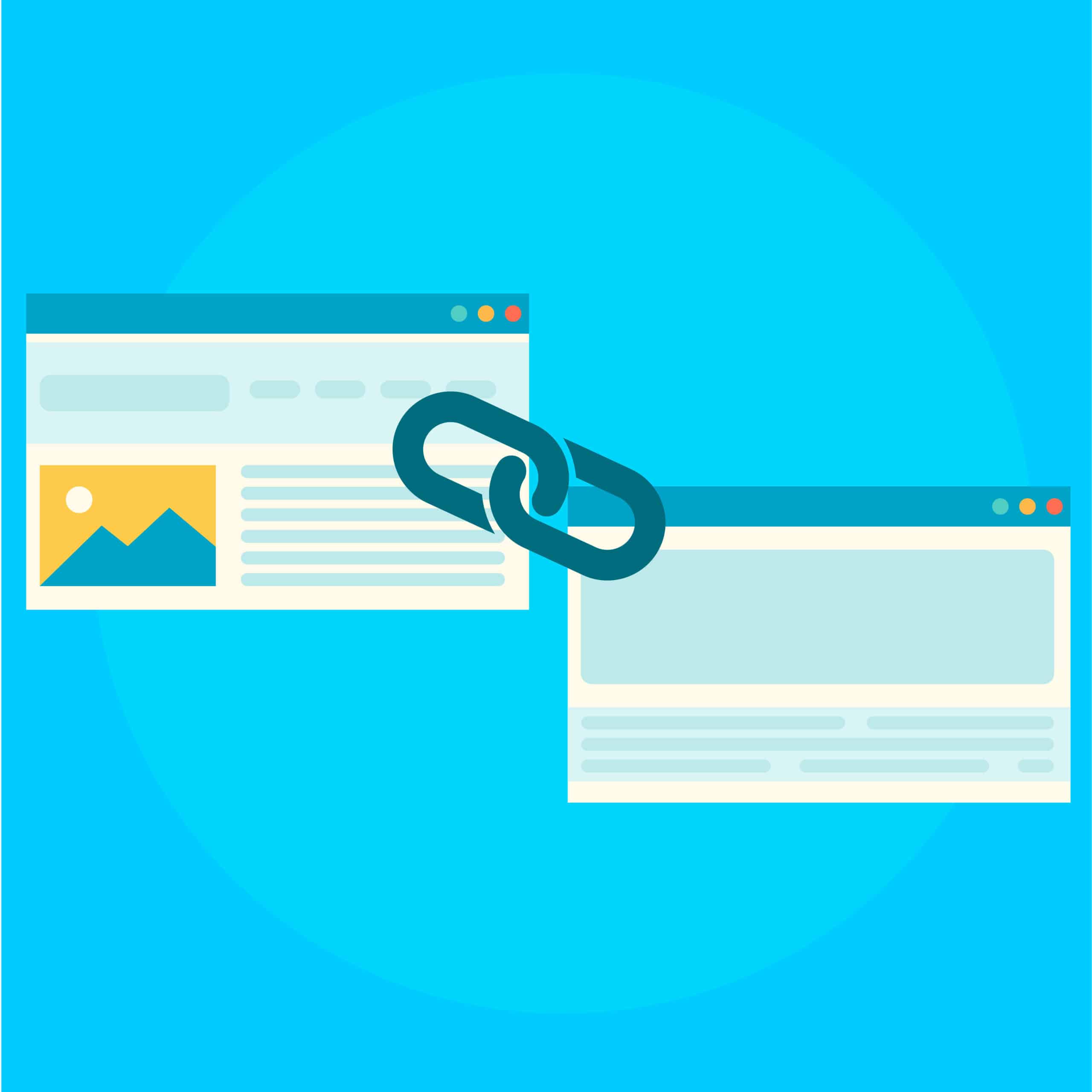 2 web pages linked together